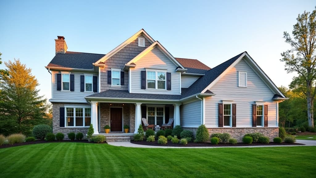 Beautiful Long Island home with new siding installation
